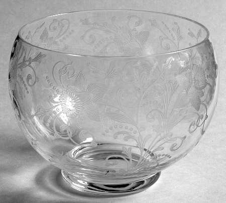 Daffodil Clear (Stem 3779, Not Gold Encrusted) Mayonnaise Bowl, Bowl Only