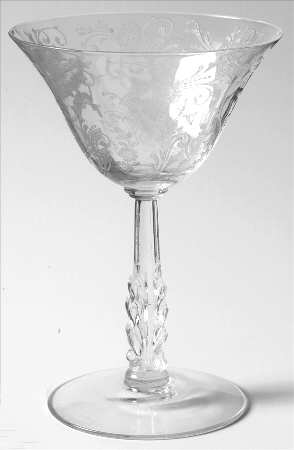 Daffodil Clear (Stem 3779, Not Gold Encrusted) Champagne/Tall Sherbet