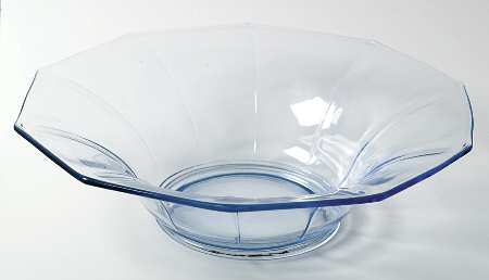 Decagon Light Blue 12" Flared Bowl
