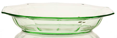 Decagon Green (Light Emerald) Oval Vegetable Bowl
