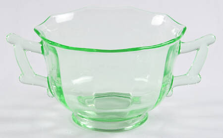 Decagon Green (Light Emerald) Bouillon Cup