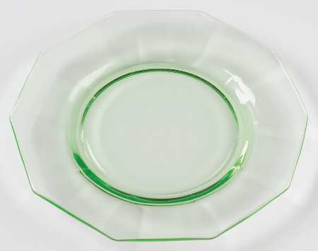 Decagon Green (Light Emerald) Bread & Butter Plate