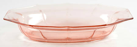 Decagon Pink 9" Oval Vegetable Bowl
