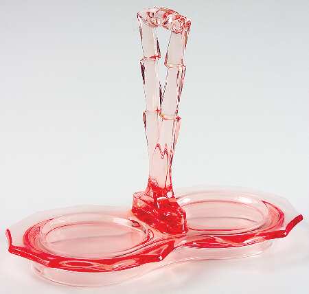 Decagon Pink Individual Creamer/Sugar, Tray Only
