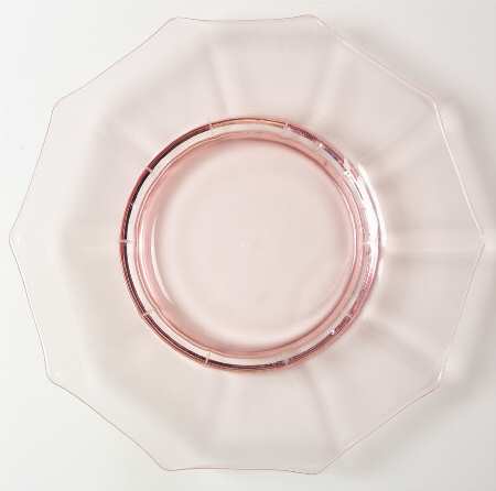 Decagon Pink 7" Salad Plate by Cambridge