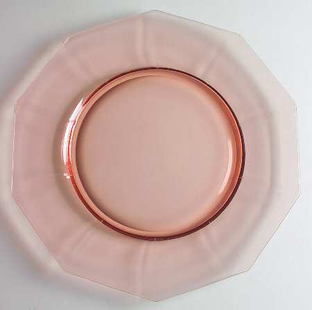 Decagon Pink Large Dinner Plate