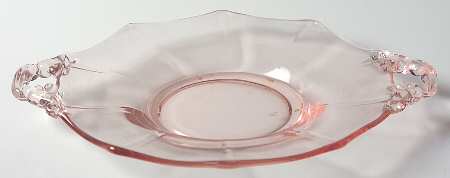 Decagon Pink 8" 2 Handled Plate