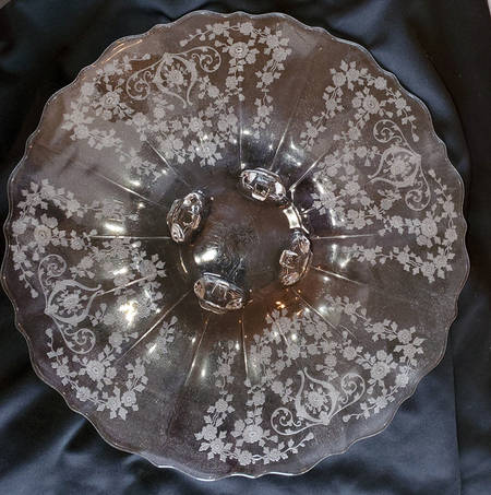 Diane Clear (Stem 3122) 11" 4-Toed Plate