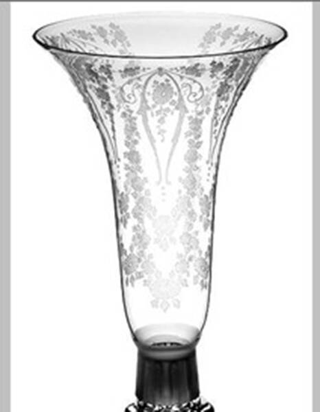 Diane Clear (Stem 3122) Hurricane Lamp Globe for 18" Lamp