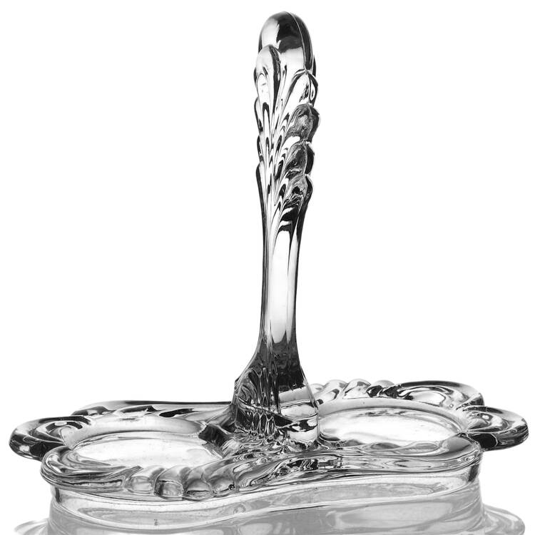 Diane Clear (Stem 3122) Oil Cruet Stand (Shape 3400) by Cambridge