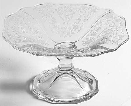 Diane Clear (Stem 3122) Cheese Stand (Shape 3400)