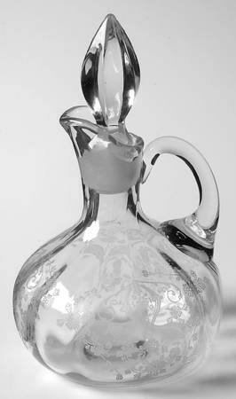 Diane Clear (Stem 3122) Oil Cruet & Stopper by Cambridge