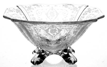 Diane Clear (Stem 3122) 3400 4 Toed Comport No Handles