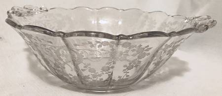 Diane Clear (Stem 3122) 11" Handled Bowl