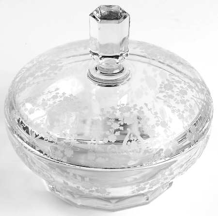 Diane Clear (Stem 3122) Candy Box & Lid