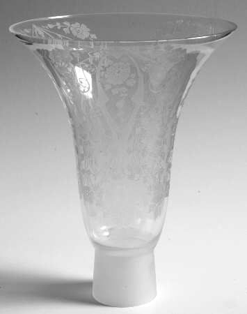 Diane Clear (Stem 3122) Hurricane Globe Only Used W/1614 Hurricanes