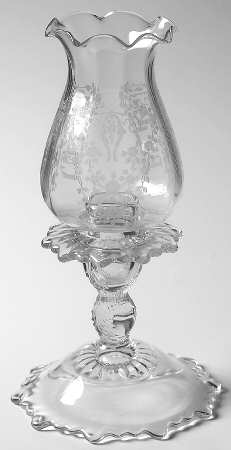Diane Clear (Stem 3122) Hurricane Lamp & Globe