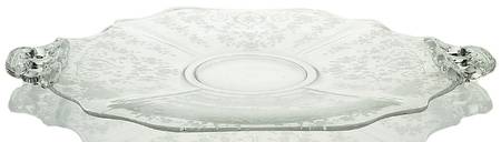 Diane Clear (Stem 3122) 14" 2 Handled Plate (Shape 3400)
