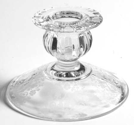 Diane Clear (Stem 3122) 2" Candlestick (Shape 3500)
