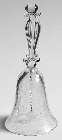 Diane Clear (Stem 3122) Bell Made From Wine Glass