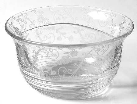 Elaine Clear (Stem 3500) Divided Dressing Bowl