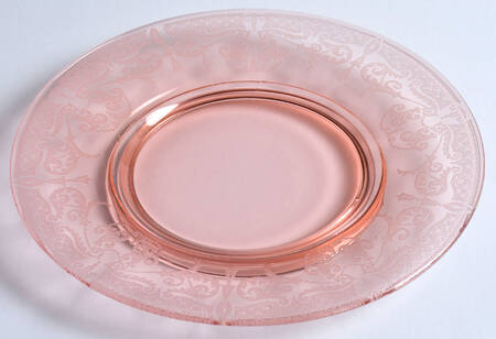 Etch 520 Pink (Stem 3060) Luncheon Plate