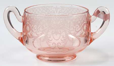 Etch 520 Pink (Stem 3060) Open Sugar by Cambridge