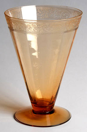 Florentine Amber (No Trim, Stem 3060) Footed Tumbler