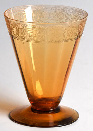 Florentine Amber (No Trim, Stem 3060) Oyster or Fruit Cocktail