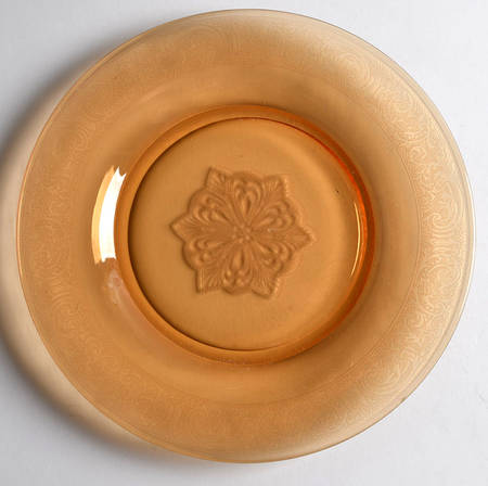 Florentine Amber (No Trim, Stem 3060) Luncheon Plate