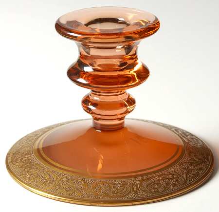 Florentine Dark Amber(Gold Encrusted, 3060) 3" Single Light Candlestick