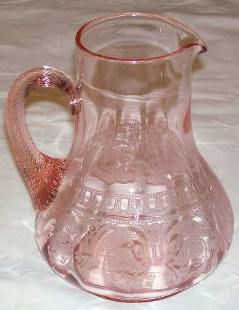 Etch 704 Pink (Stem 3075) 42 Oz Pitcher