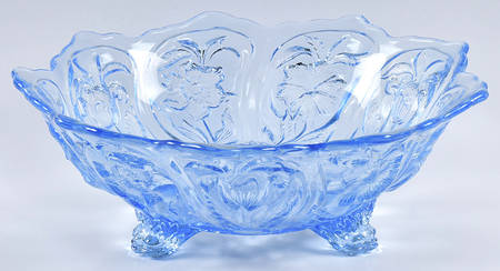 Everglade Blue 12" Three-Toed Bowl