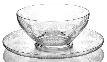 Firenze Punch Bowl with Underplate