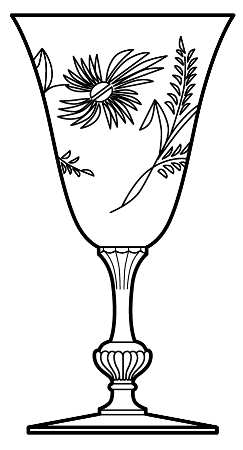 Fleurette Water Goblet