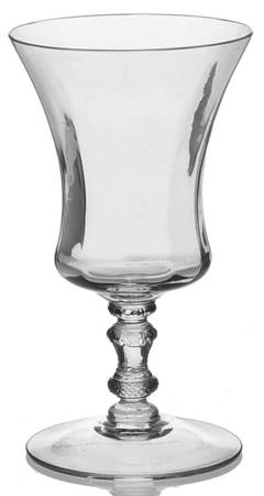 Gadroon Clear 2 1/2 Oz Footed Tumbler