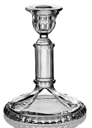 Gadroon Clear 6" Candlestick (Shape 3500)