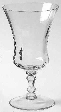Gadroon Clear 12 Oz Footed Tumbler