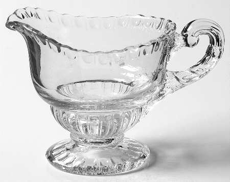 Gadroon Clear Individual Creamer (Shape 3500)