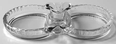 Gadroon Clear Tray for Coffee & Cordial Set