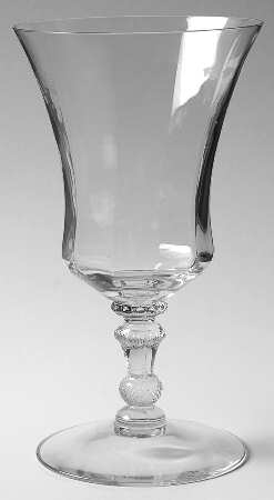 Gadroon Clear 9 Oz Footed Tumbler