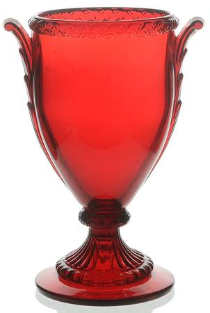 Gadroon Ruby 10" Footed Urn No Lid by Cambridge