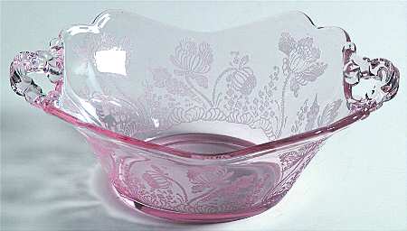 Gloria Pink (Stem 3130) 3400/1181 Handled Bon Bon