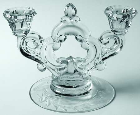 Harvest (Cut) Double Light Candlestick