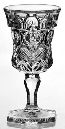 Inverted Feather Wine Glass by Cambridge