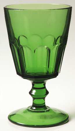 Jefferson Emerald Green Water Goblet