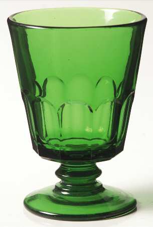 Jefferson Emerald Green Juice Glass