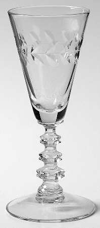 Laurel Wreath Clear (Stem 3139) Wine Glass