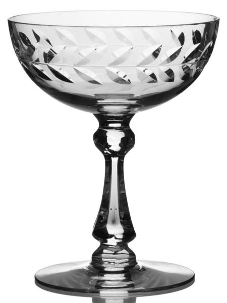 Laurel Wreath Champagne/Tall Sherbet