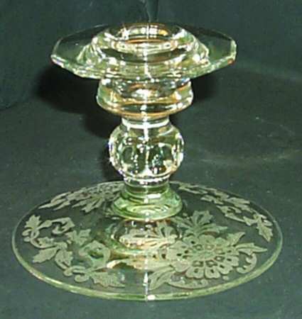 Lorna Clear (Stem 3035) Single Light Candlestick